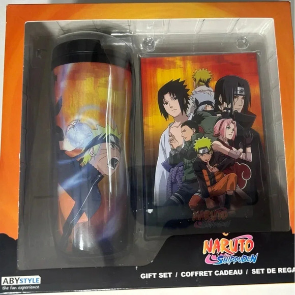 Naruto Shippuden - Gift Set / 1 Notebook & 1 12oz Travel Mug - BNIB 👊 - Picture 3 of 6